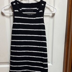 Black and White Striped Tank Top